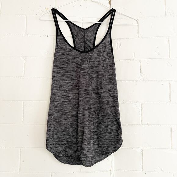 LULULEMON What The Sport Singlet II Tank Top Heathered Black 4 - Picture 3 of 10